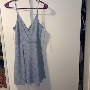 Blue sparkle Windsor dress